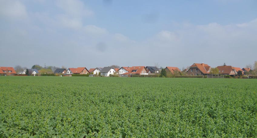 Planung eines Neubaugebietes in Minden