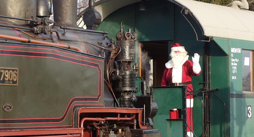 Nikolausfahrten der Museums-Eisenbahn Minden