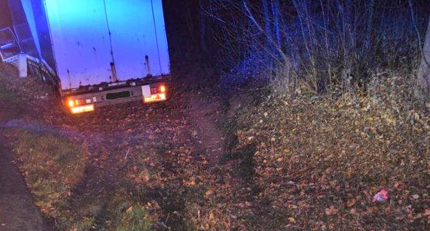 LKW-Unfall auf B 65 - Ursache unklar