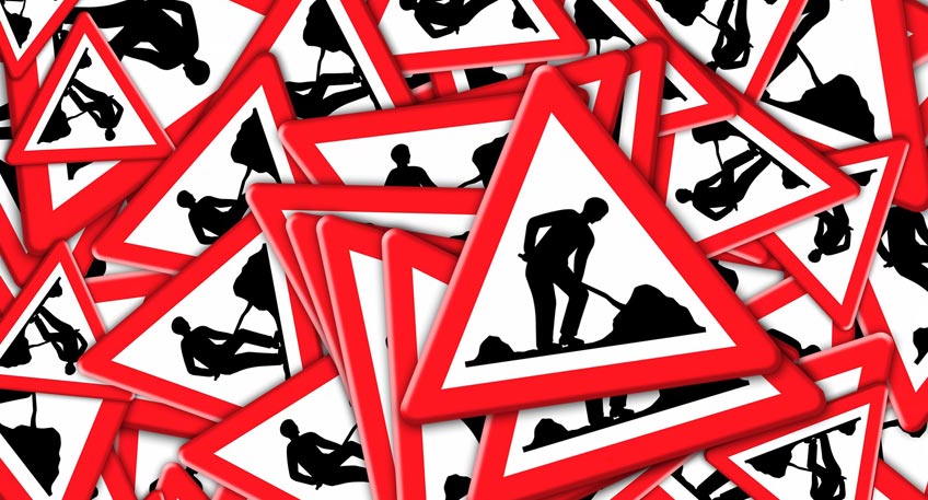Sieben neue Baustellen in Minden