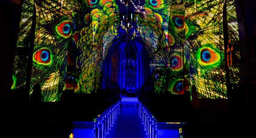 LUMINA: Licht und Laser Show in der St. Marienkirche