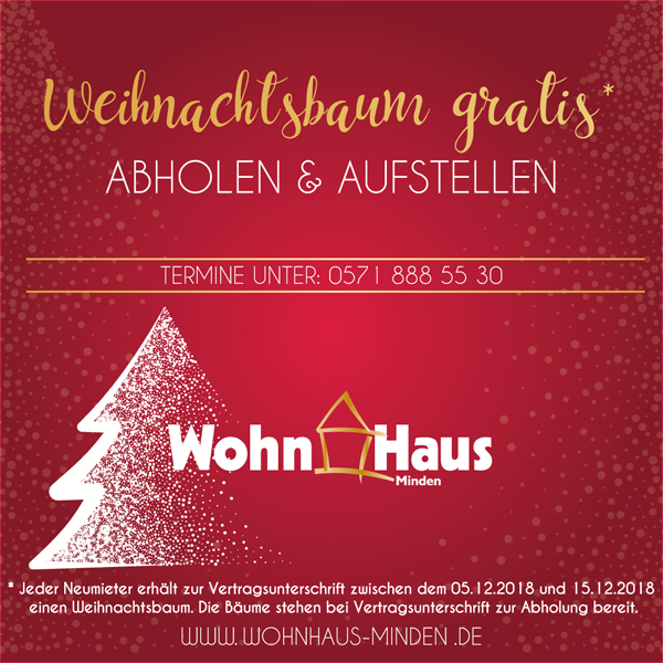 Wohnhaus-Minden-Weihnachtsbaum