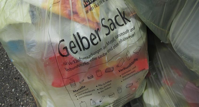 Änderung bei Abfuhr der Gelben Säcke ab 2019