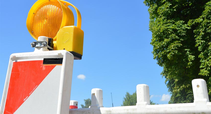 Fahrbahneinengung auf Ring- und Königstraße