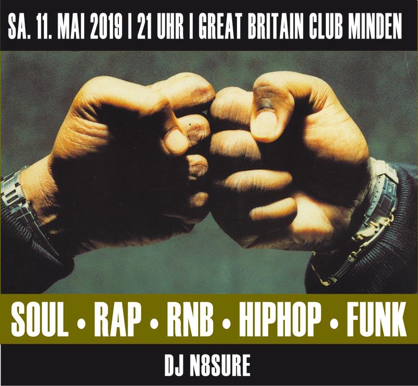 Great britain club oldschool hip hop party