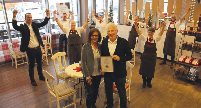 Im November pr&auml;mierte die nordrhein-westf&auml;lische Landwirtschafts- und Verbraucherschutzministerin Ursula Heinen-Esser Unternehmen der Ern&auml;hrungswirtschaft mit dem Landesehrenpreis f&uuml;r Lebensmittel NRW 2020.