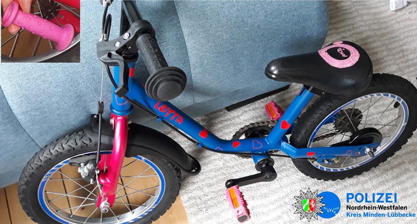 Eine gro&szlig;e Freude wollte eine Mindenerin ihrer kleinen Tochter zum Geburtstag machen, als sie ein gebrauchtes Kinderfahrrad der urspr&uuml;nglichen Marke bTwin kaufte und dieses in liebevoller Arbeit restaurierte.