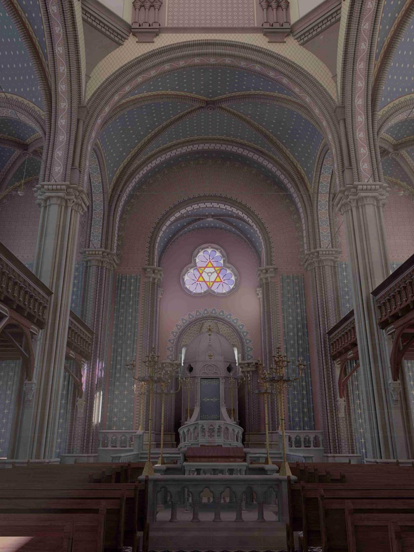 Das Mindener Museum zeigt ab Sa, 9. Oktober die Ausstellung &bdquo;Synagogen in Deutschland &ndash; Eine virtuelle Rekonstruktion&ldquo;. Die Wanderausstellung der TU Darmstadt entstand zum Jubil&auml;umsjahr &bdquo;#2021 JLID &ndash; J&uuml;disches Leben in Deutschland&ldquo;.