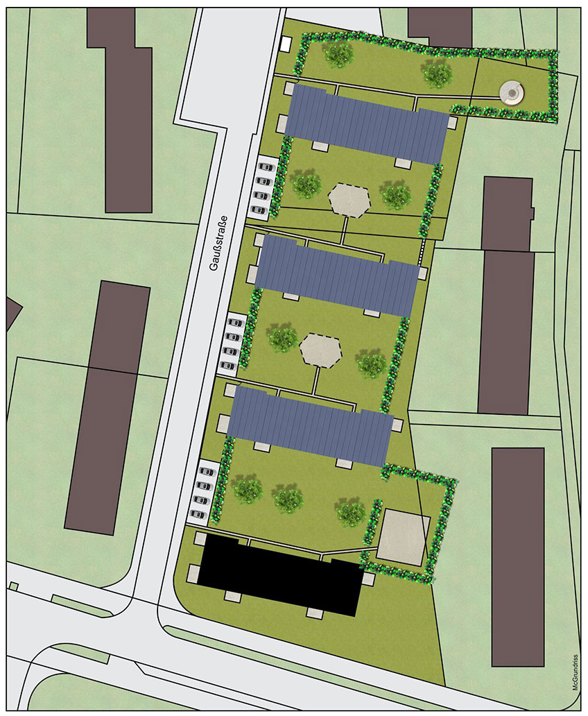 In der Gau&szlig;stra&szlig;e beginnen die letzten Modernisierungsma&szlig;nahmen: Der Wohnhaus Minden liegen die erforderlichen Baugenehmigungen f&uuml;r den letzten Bauabschnitt nun vor, so dass die Modernisierungsma&szlig;nahmen wie geplant vorangehen. Im Anschluss an die  Modernisierungsma&szlig;nahmen wird die Gartenanlage ebenfalls modernisiert.