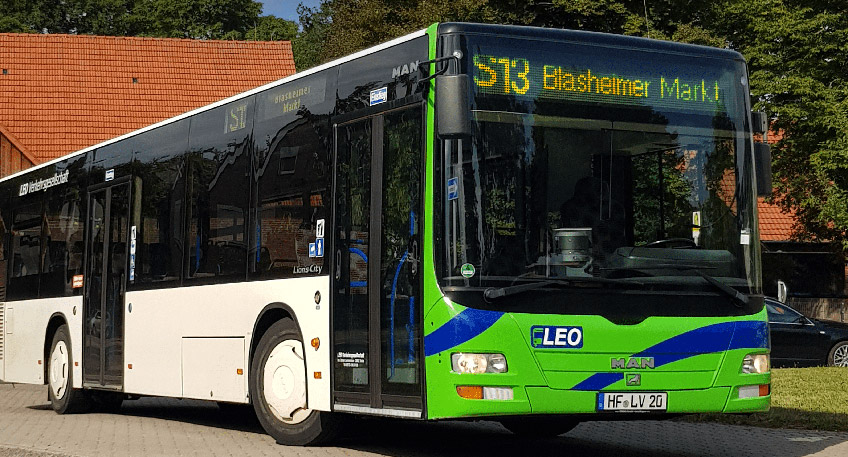 Neben vielen etablierten Sonderverkehren, werden die Kreisstadt Minden, sowie auch die dicht besiedelten Ortschaften Rothenuffeln und Oberl&uuml;bbe erstmalig von der LEO Verkehrsgesellschaft an den Blasheimer Markt angebunden.