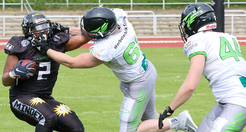 Schreiben die Minden Wolves erneut Geschichte? Dem Wolfsrudel steht am Sonntag wohl das wichtigste Spiel ihres bisherigen Bestehens bevor. Gewinnen sie bei den Lippstadt Eagles, dann k&ouml;nnen sie bereits im folgenden Heimspiel am Samstag, 17. September, im Weserstadion Meister der American Football-Verbandsliga werden