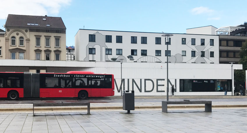 Die &ouml;ffentliche Toilettenanlage am Mindener ZOB kann momentan nicht benutzt werden. Grund f&uuml;r die Schlie&szlig;ung ist ein Schaden aufgrund von Vandalismus. Das Drehkreuz ist defekt.