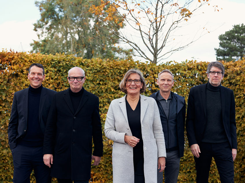 Die Ausstellung der Architekturentw&uuml;rfe l&auml;uft noch bis zum 10. November. (Foto: Patrick Pollmeier/FH Bielefeld)