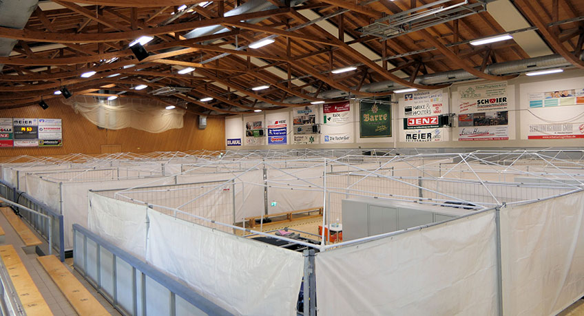 Die f&uuml;r die Aufnahme von Gefl&uuml;chteten aus der Ukraine vorbereitete Mehrzweckhalle in Minden-Stemmer wird wieder zur&uuml;ckgebaut. Das hat in dieser Woche der Verwaltungsvorstand der Stadt Minden entschieden.