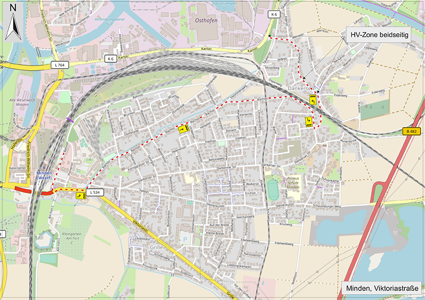 Anzeige 20230628 hallo luebbecke umleitungen 01