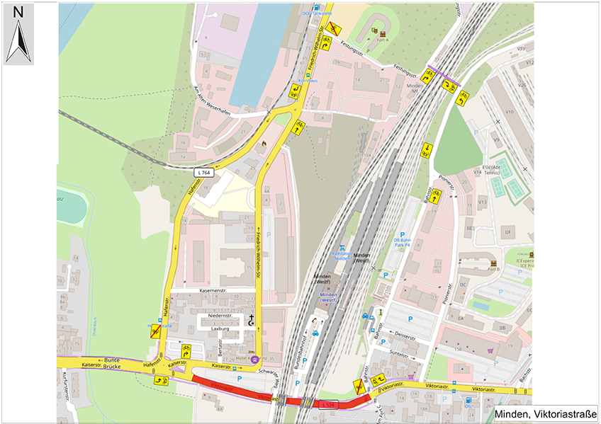 Anzeige 20230628 hallo luebbecke umleitungen 01