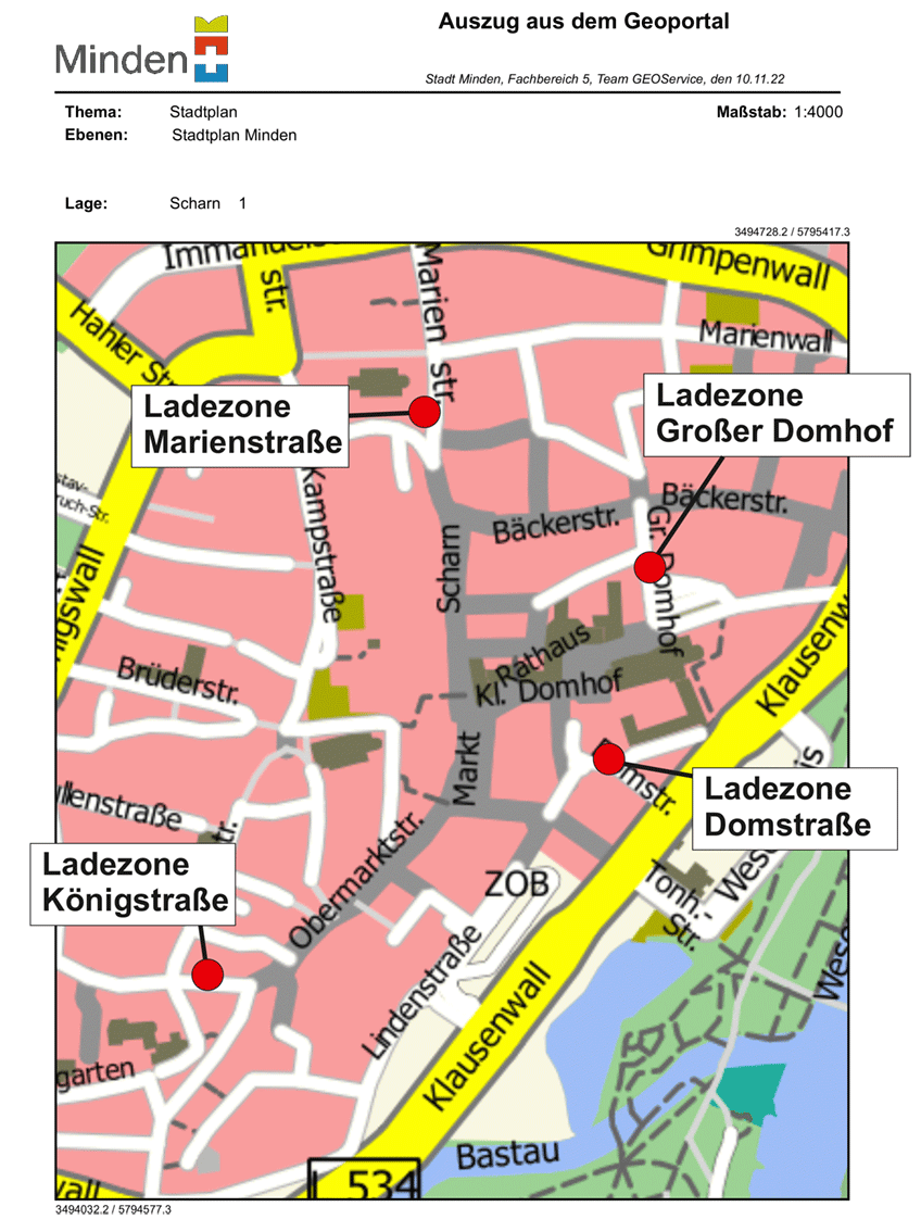 Bei der Ordnungsbeh&ouml;rde der Stadt Minden mehren sich seit Inbetriebnahme der versenkbaren Polleranlagen die Beschwerden von Gesch&auml;ftsinhaberinnen und &ndash;inhabern, dass die eingerichteten Ladezonen am Rand der Fu&szlig;g&auml;ngerzone h&auml;ufig von dort unberechtigt stehenden Fahrzeugen zugeparkt sind.