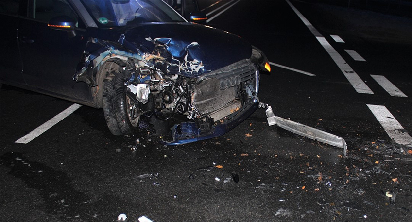 Zu einem Verkehrsunfall auf der B 482 in H&ouml;he der Zufahrt zur B 65 kam es am Donnerstagmorgen. Eine Autofahrerin (34) wurde dabei leicht verletzt.