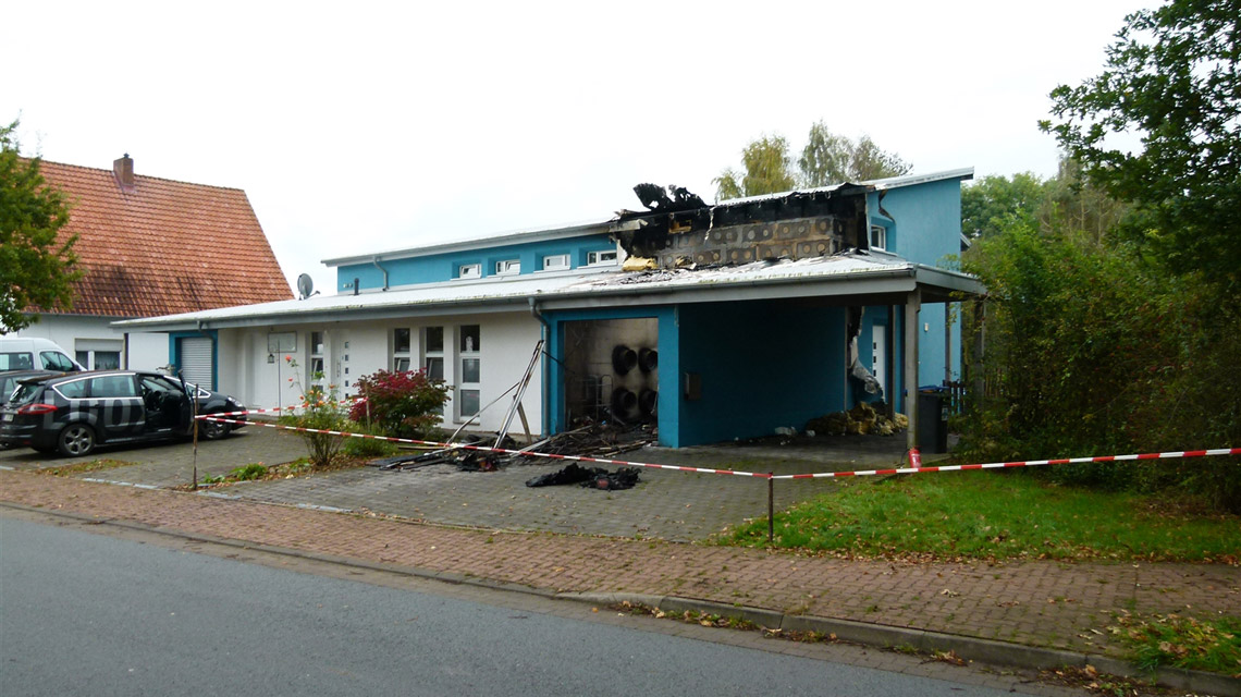 Hallo Minden Feuer Hille Nordhemmer Stra&szlig;e