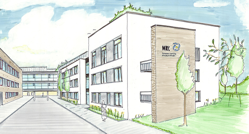 Hörsaalgebäude am zukünftigen Universitätsklinikum Minden Hörsaalgebäude am zukünftigen Universitätsklinikum Minden