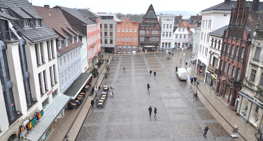 Markt erhält ein Wasserspiel – Aufwertung der Mindener Innenstadt