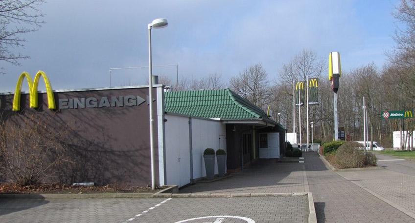 20160308 hallo minden raub mc donalds mcdonalds porta westfalica