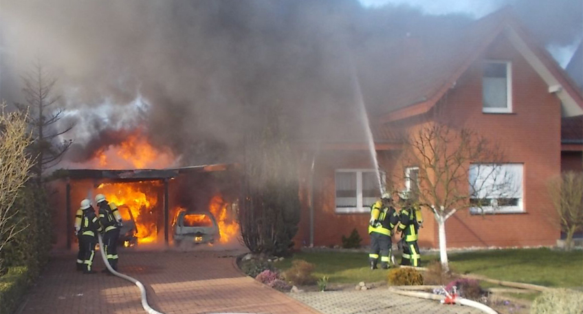 Unachtsamkeit löste Hausbrand aus