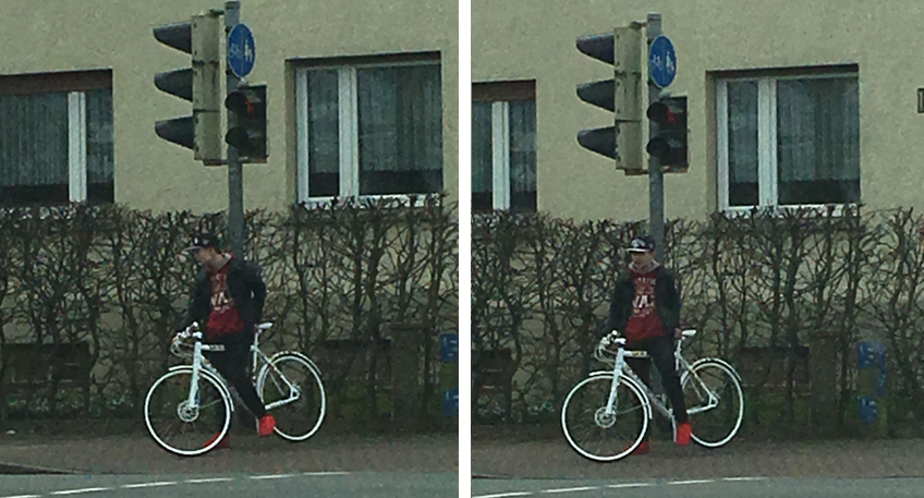 Wer kennt den Fahrradfahrer?