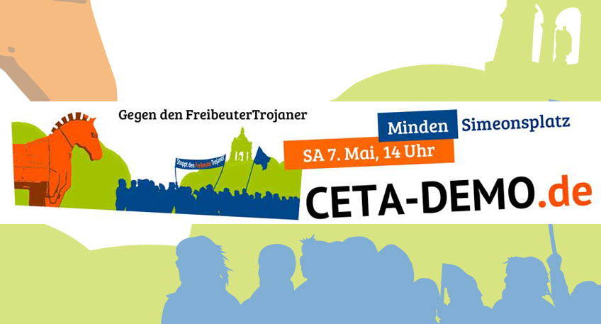 Demo gegen CETA: Weg des Aufmarsches ändert sich