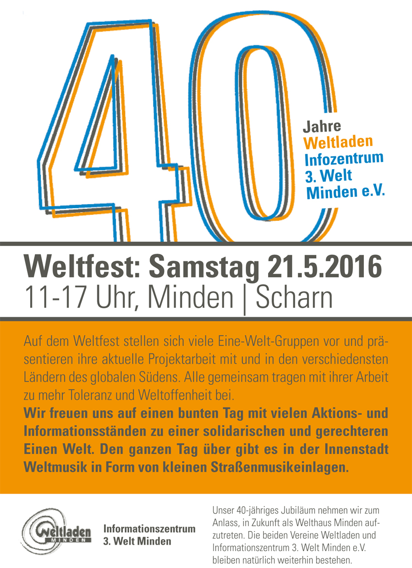 Welthaus Minden in der Brüderstraße feiert 40-jähriges Bestehen