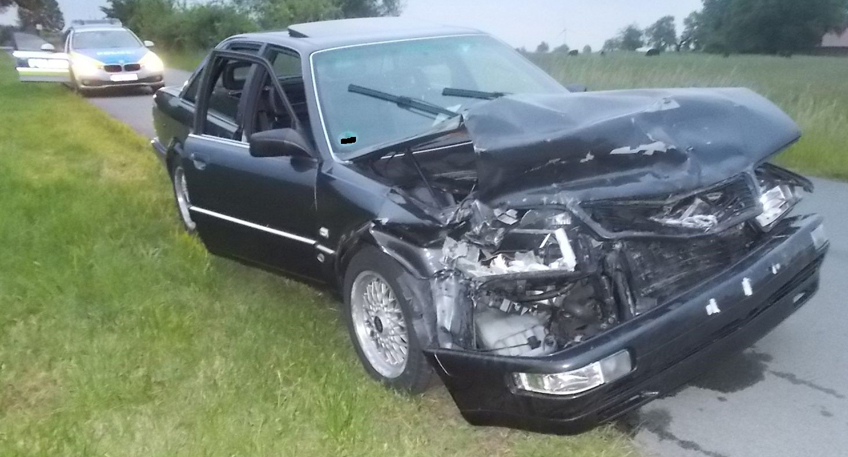 Audi-Fahrer flüchtet zunächst nach Unfall und kehrt später zurück