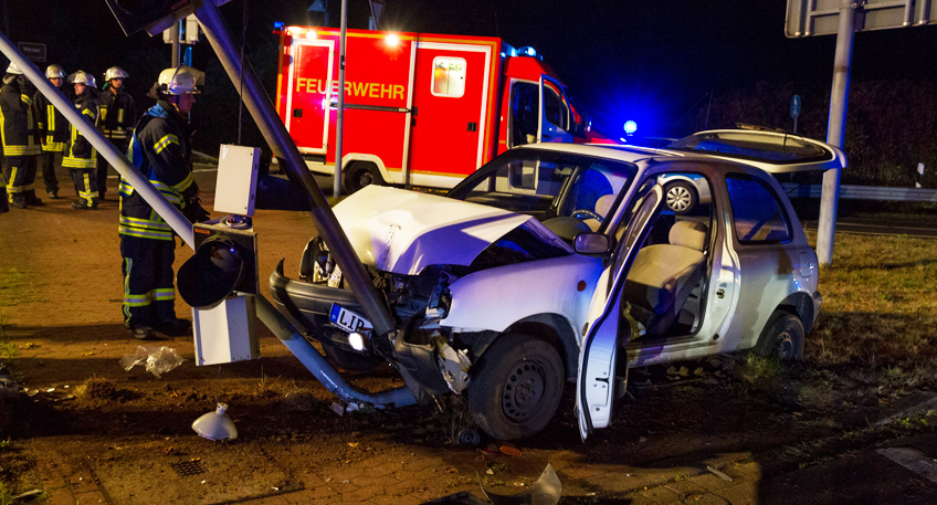 Schwerer Verkehrsunfall in Porta Westfalica