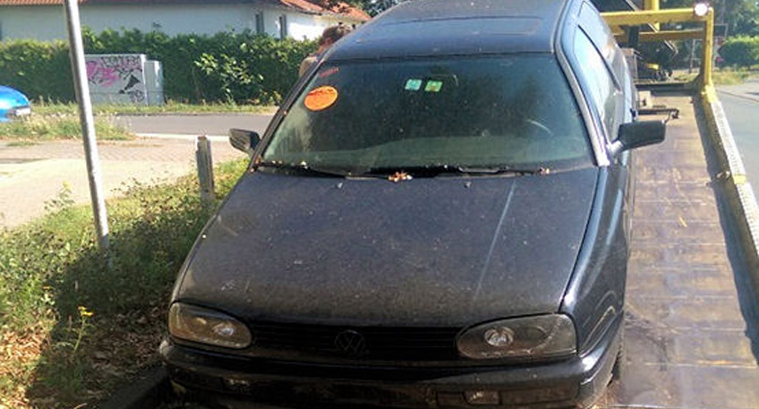 20161112 hallo minden abgemeldete autos nicht im oeffentlichen raum