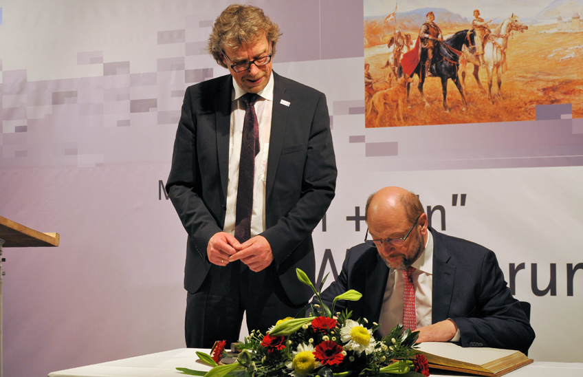 Nachtrag - Martin Schulz Gast beim Min+Din-Werteforum Nachtrag - Martin Schulz Gast beim Min+Din-Werteforum