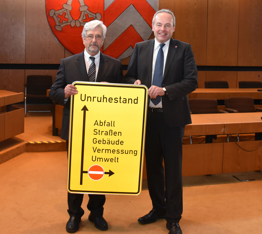 Dezernent f&uuml;r Bauen und Umwelt verabschiedet sich in Ruhestand