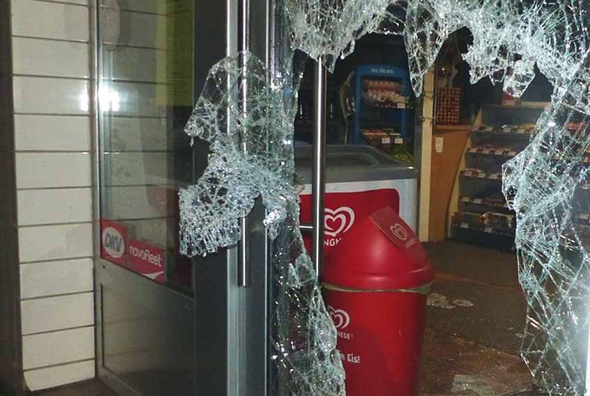 Tankstelleneinbruch mit Tabakwarendiebstahl